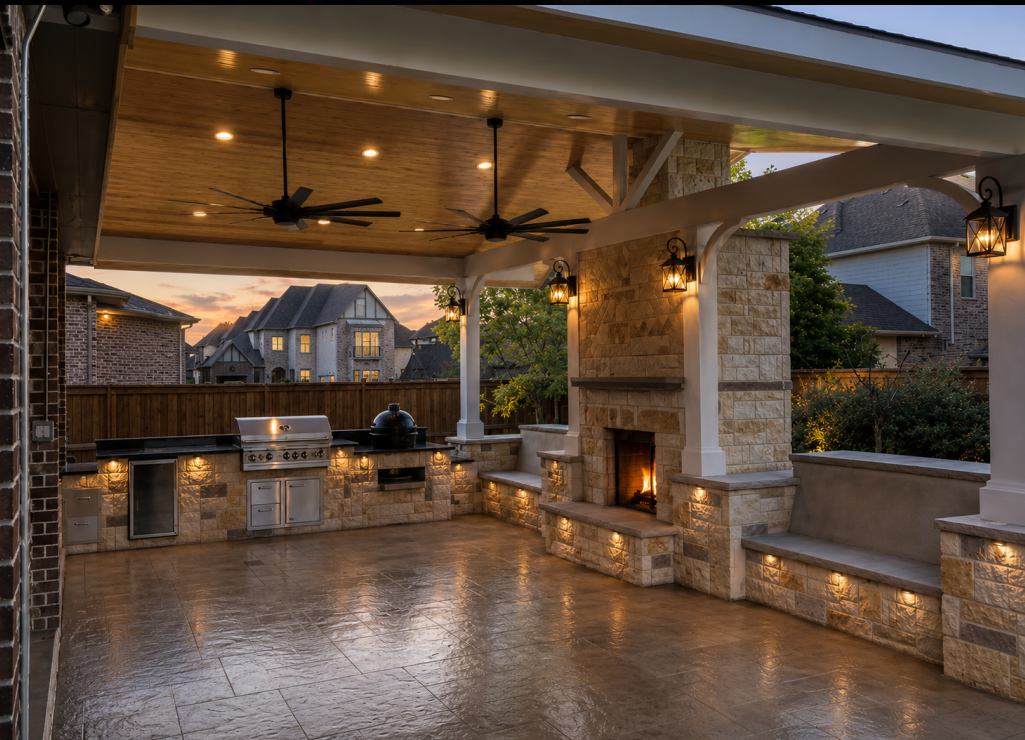 Outdoor Kitchen — custom outdoor build by Exterior Innovation